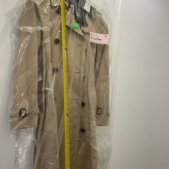 The Kensington long Burberry Trench coat In Honey NWT US sz 00 - Picture 8 of 12